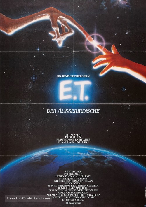 E.T. The Extra-Terrestrial - German Movie Poster