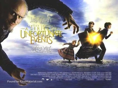 Lemony Snicket&#039;s A Series of Unfortunate Events - British Movie Poster