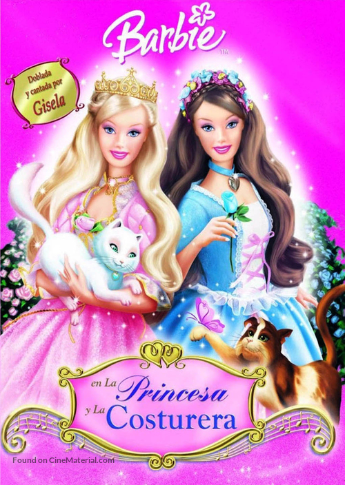 Barbie as the Princess and the Pauper - Spanish DVD movie cover