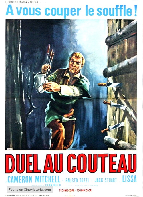 I coltelli del vendicatore - French Movie Poster