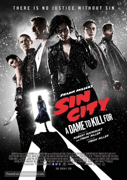 Sin City: A Dame to Kill For - Norwegian Movie Poster