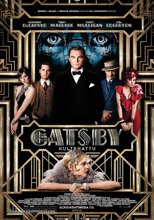 The Great Gatsby - Finnish Movie Poster