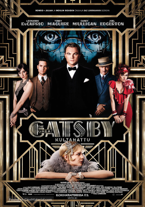 The Great Gatsby - Finnish Movie Poster