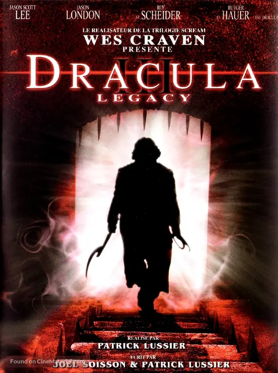 Dracula III: Legacy - French Movie Cover