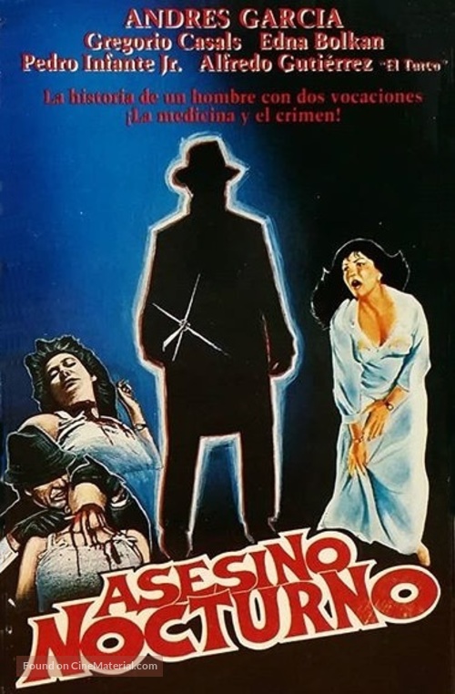 Asesino nocturno - Mexican Movie Poster