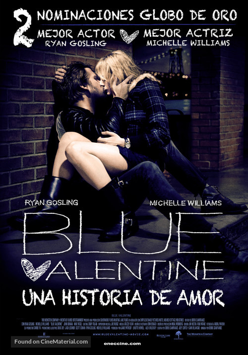 Blue Valentine - Uruguayan Movie Poster