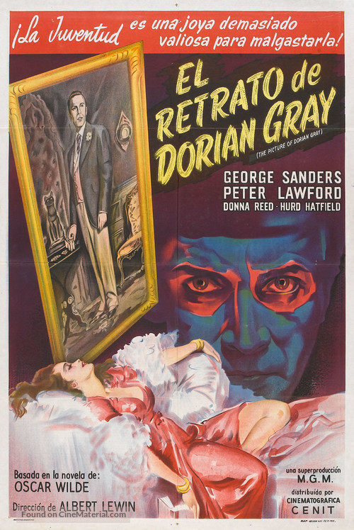 The Picture of Dorian Gray - Argentinian Movie Poster