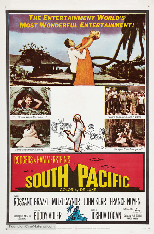 South Pacific - Movie Poster