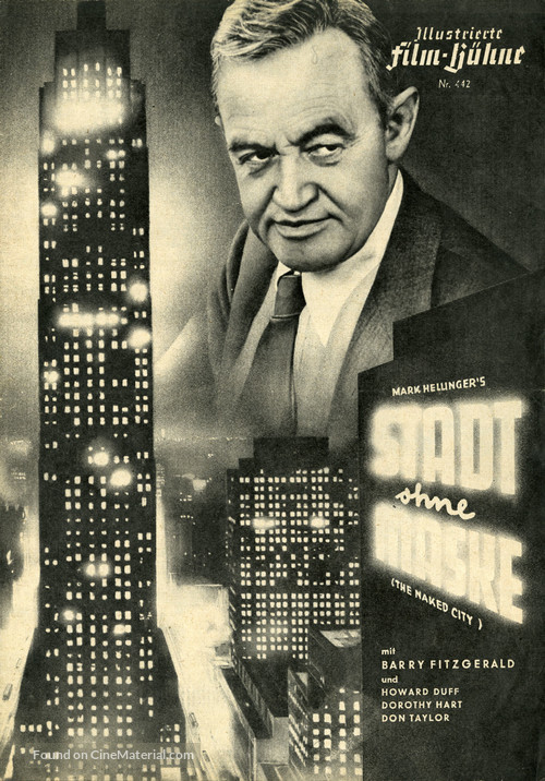 The Naked City - German poster