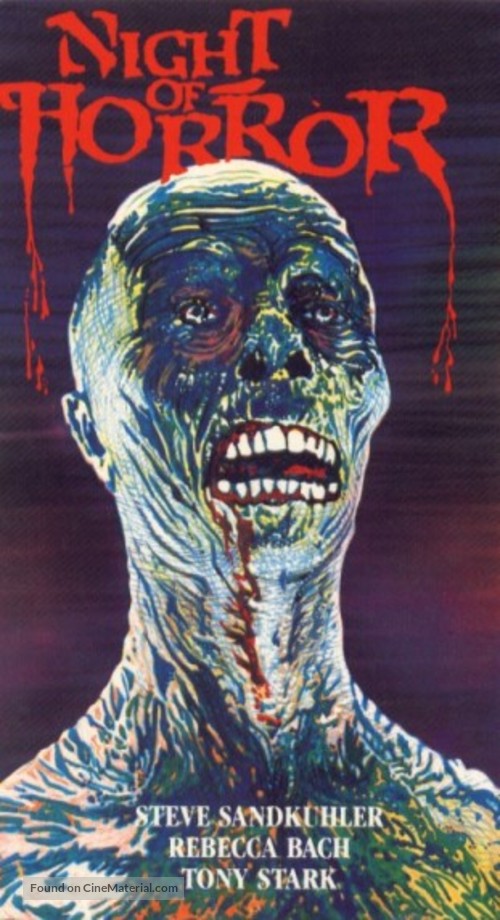 Night of Horror - VHS movie cover