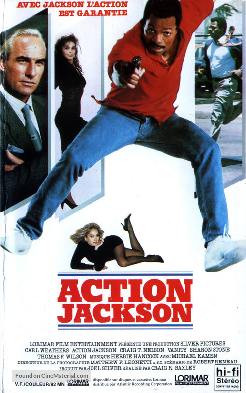 Action Jackson - French VHS movie cover