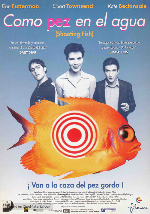 Shooting Fish - Spanish Movie Poster