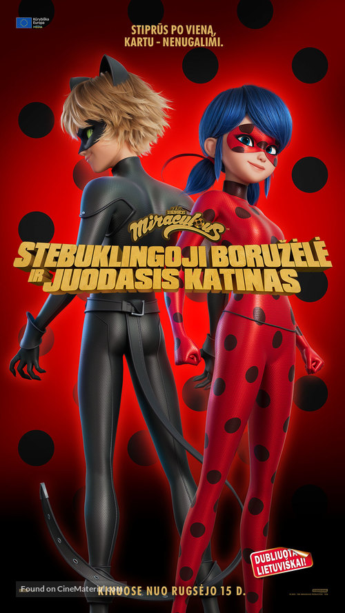 Miraculous: Le Film - Lithuanian Movie Poster