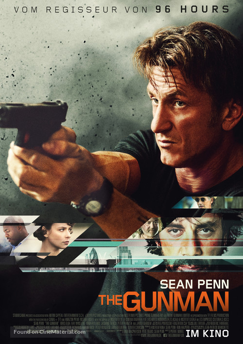 The Gunman - German Movie Poster