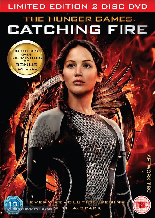 The Hunger Games: Catching Fire - British DVD movie cover