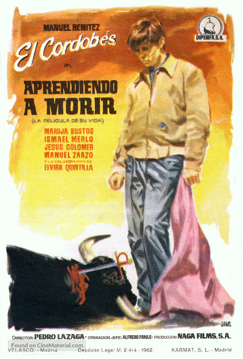 Aprendiendo a morir - Spanish Movie Poster