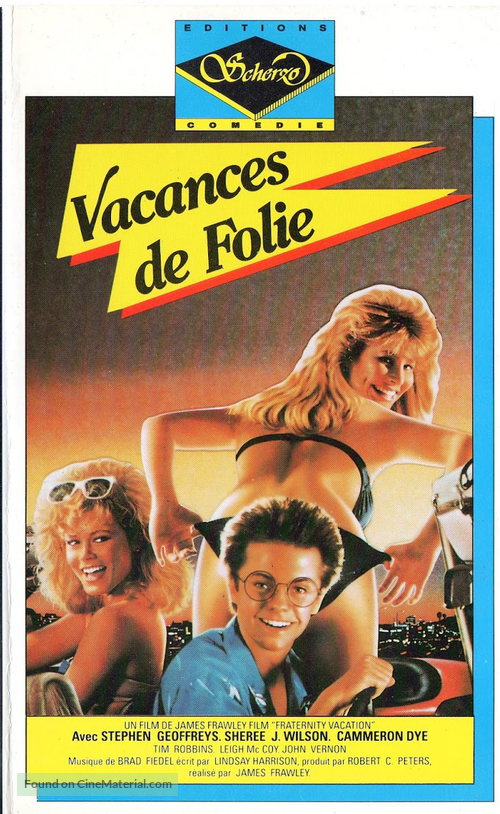 Fraternity Vacation - French VHS movie cover
