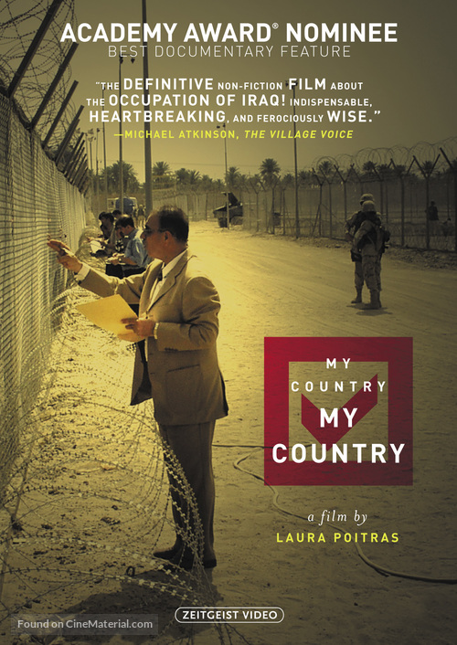 My Country, My Country - DVD movie cover