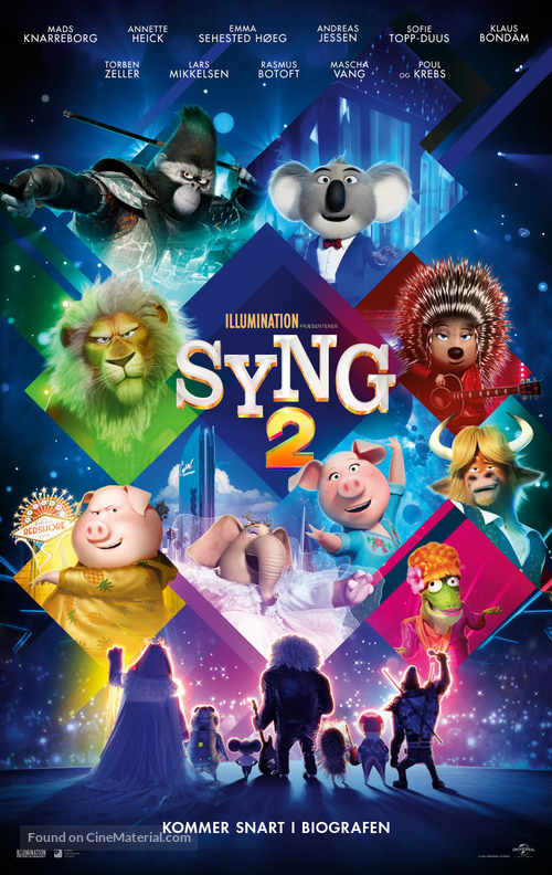 Sing 2 - Danish Movie Poster