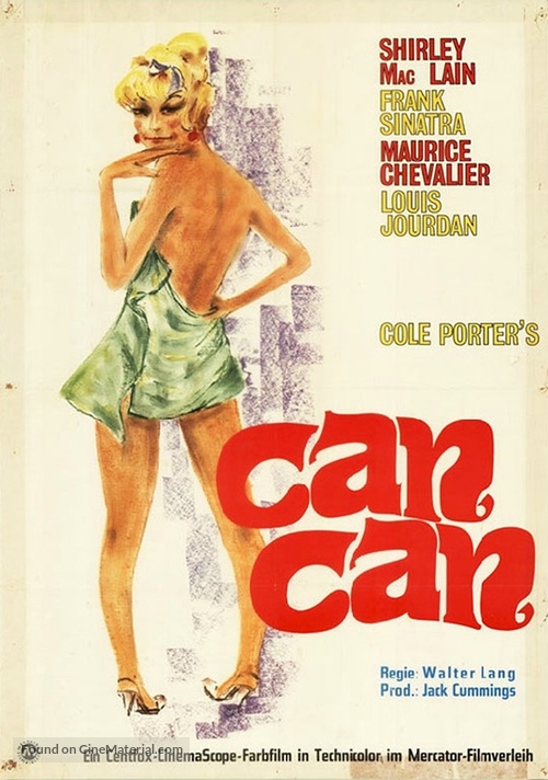 Can-Can - German Movie Poster