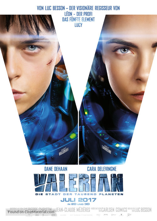 Valerian and the City of a Thousand Planets - Swiss Movie Poster