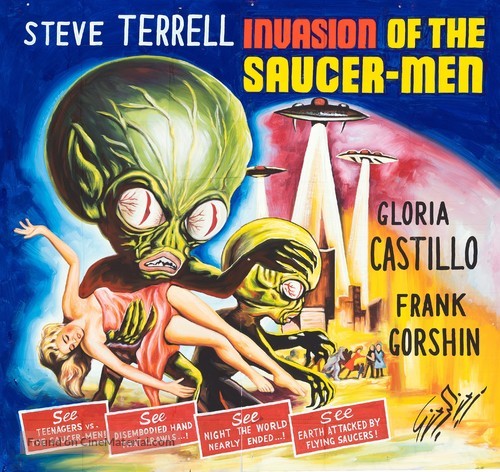 Invasion of the Saucer Men - Lebanese Movie Poster