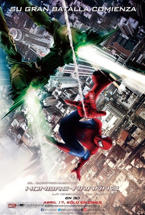 The Amazing Spider-Man 2 - Mexican Movie Poster