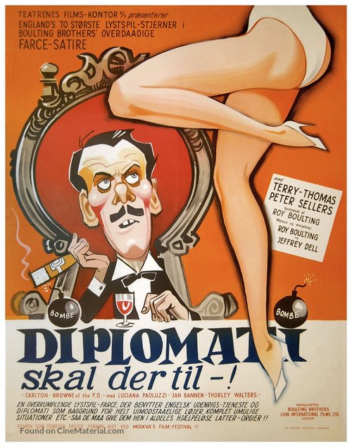 Carlton-Browne of the F.O. - Danish Movie Poster