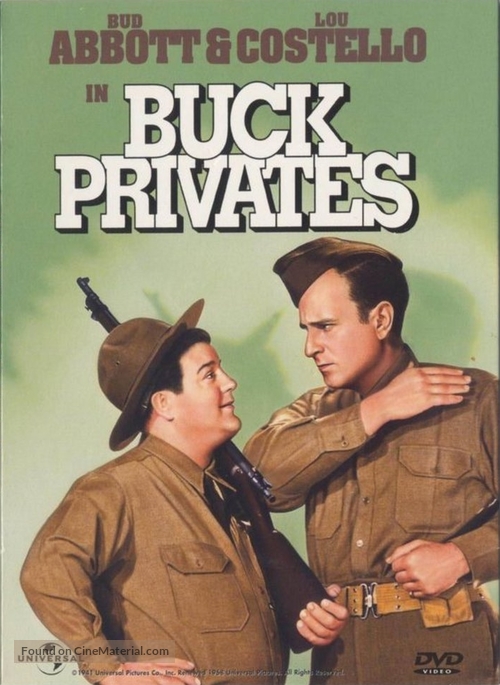 Buck Privates - DVD movie cover