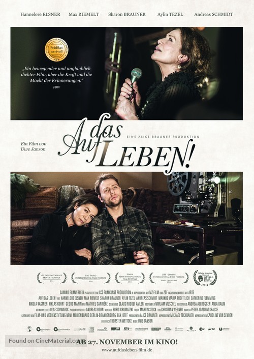 Auf Das Leben! (To Life!) - German Movie Poster