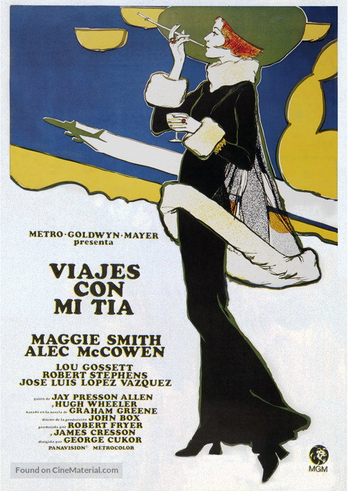 Travels with My Aunt - Spanish Movie Poster
