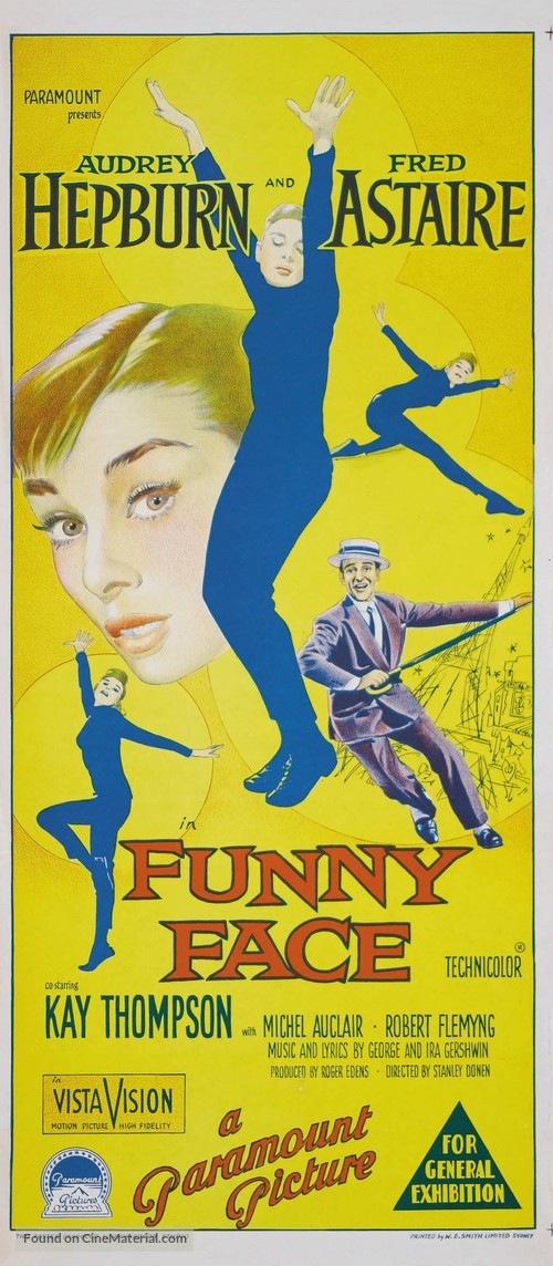 Funny Face - Australian Movie Poster