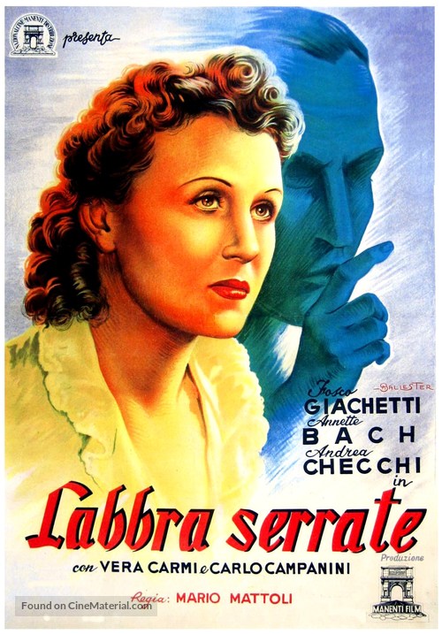 Labbra serrate - Italian Movie Poster