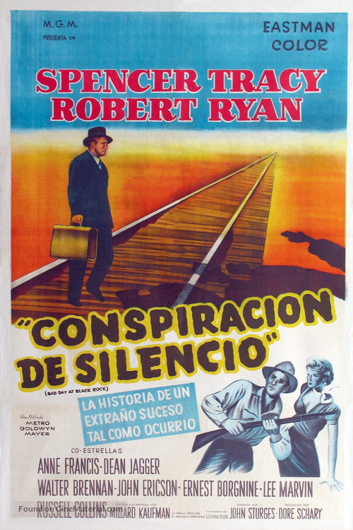 Bad Day at Black Rock - Argentinian Movie Poster