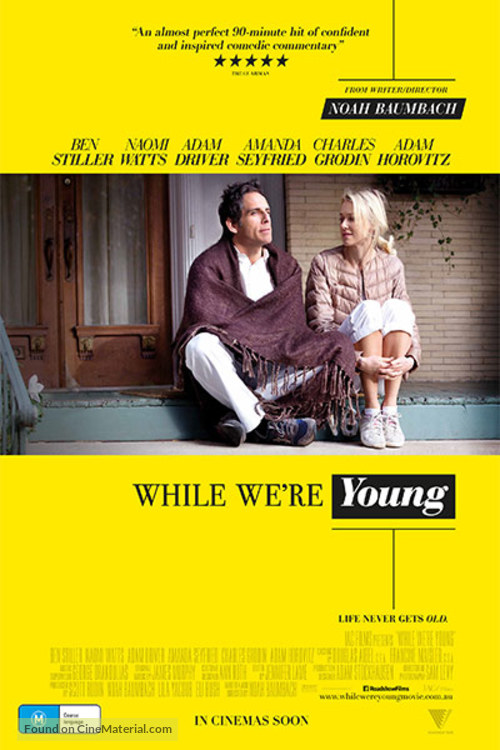While We&#039;re Young - Australian Movie Poster