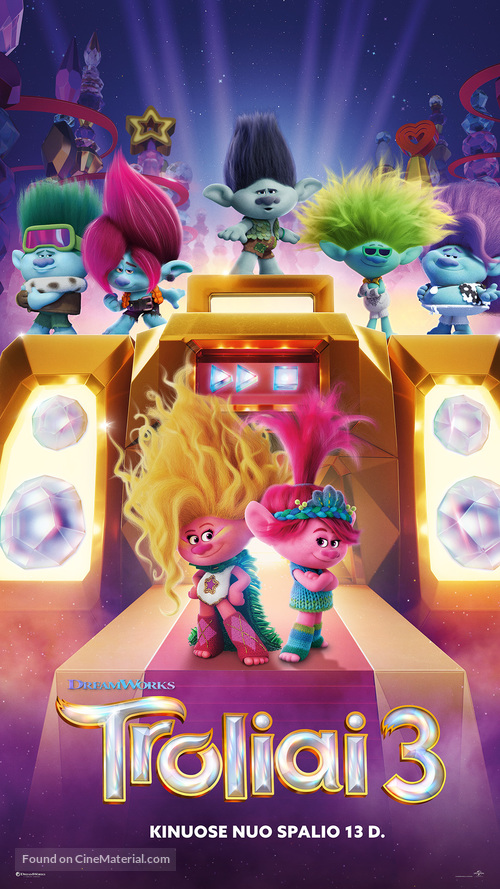Trolls Band Together - Lithuanian Movie Poster