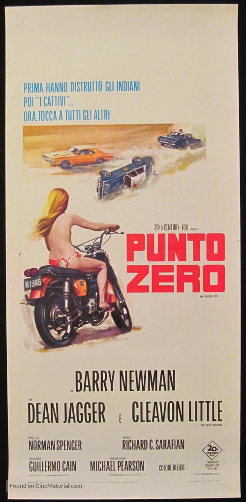 Vanishing Point - Italian Movie Poster
