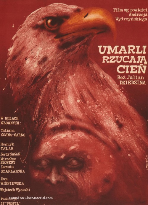 Umarli rzucaja cien - Polish Movie Poster