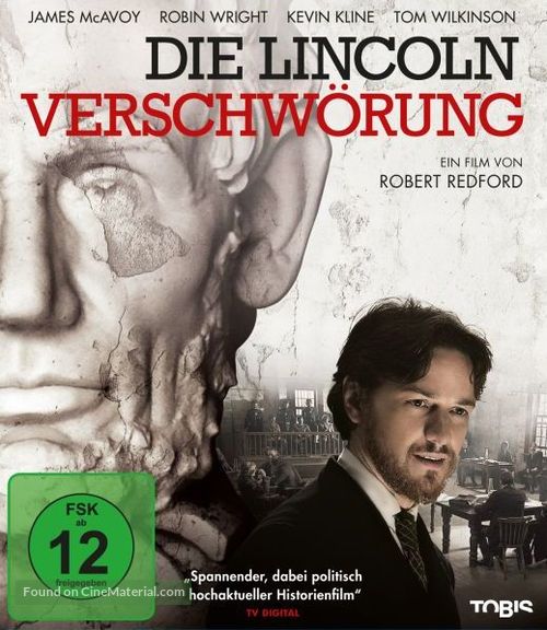 The Conspirator - German Blu-Ray movie cover