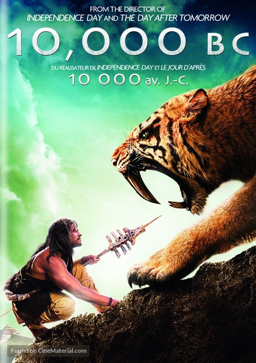 10,000 BC - Canadian DVD movie cover