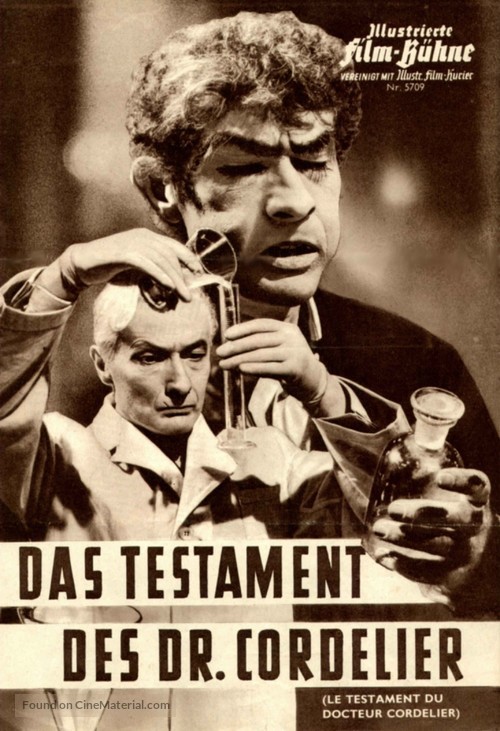 Le testament du Docteur Cordelier - German poster