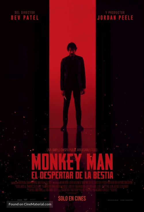 Monkey Man - Mexican Movie Poster