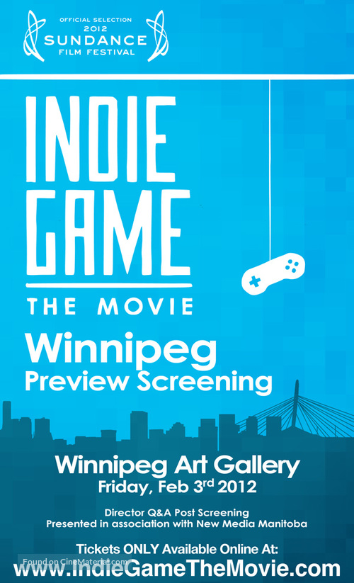 Indie Game: The Movie - Canadian Movie Poster