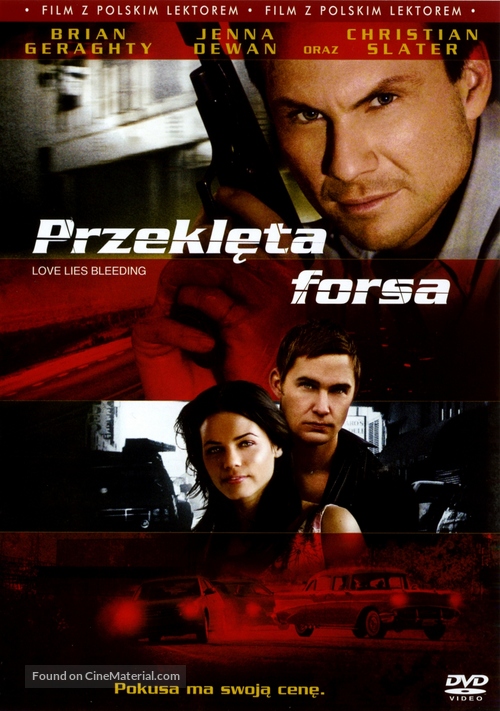 Love Lies Bleeding - Polish DVD movie cover