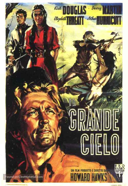 The Big Sky - Italian Movie Poster