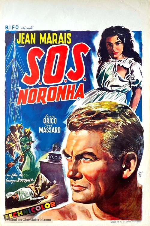 S.O.S. Noronha - Belgian Movie Poster
