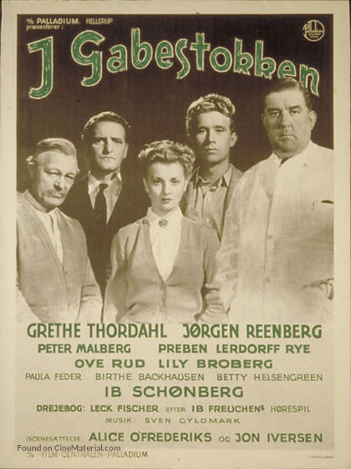 I gabestokken - Danish Movie Poster