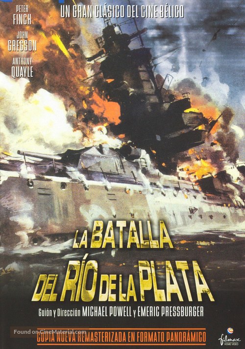 The Battle of the River Plate - Spanish Movie Cover