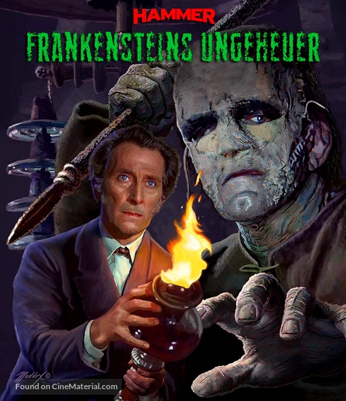 The Evil of Frankenstein - German Blu-Ray movie cover