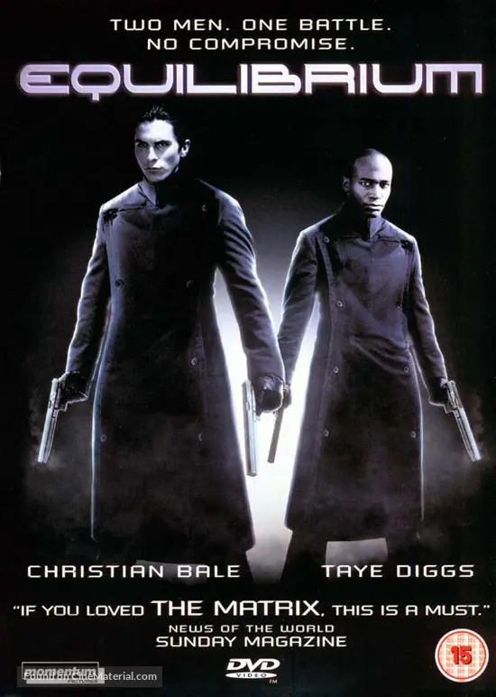 Equilibrium - British DVD movie cover